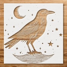 Spellbinding Halloween Themed Stencil for Creative Projects - StencilAir