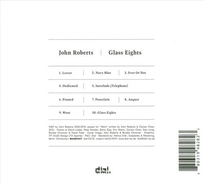 JOHN ROBERTS (TECHNO) - GLASS EIGHTS [DIGIPAK] NEW CD
