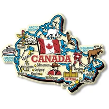 Canada Jumbo Country Magnet by Classic Magnets