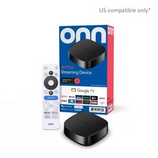 onn Google TV 4K PLUS Streaming Device 2025 4K UHD, Dolby Vision, Dolby Atmos