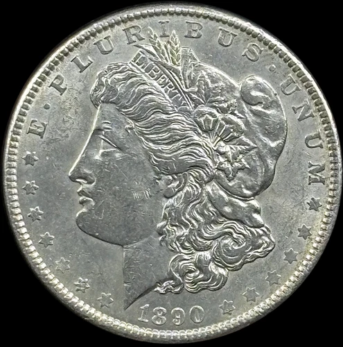 1890-P $1 Morgan Dollar - Raw AU - See Pictures