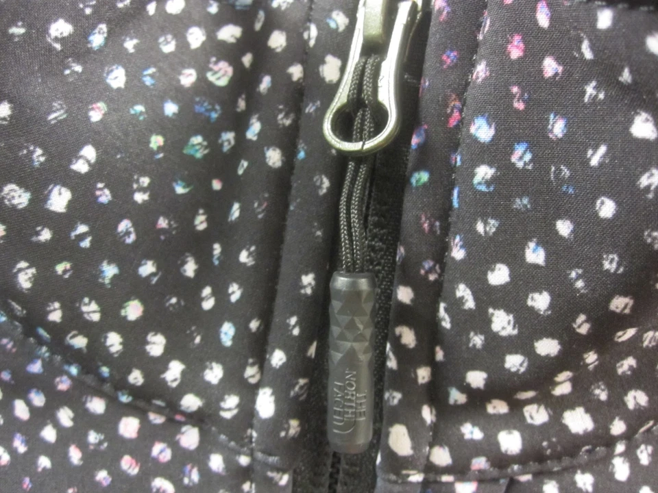 Abrigo chaqueta para mujer The North Face negro estampado Donegal talla mediana Foto 4 de 4