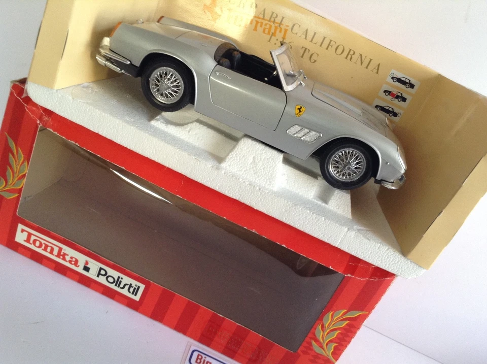 🔥Lot vintage🚗 POLISTIL TONKA FERRARI CALIFORNIA 1/16 TG 🔥🔥✨STREPITOSA ✨🍂☕ - Immagine 4 di 4