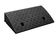 Curb Ramp Portable Lightweight Heavy Duty Plastic Threshold Ramp for 4.25" 1PCS