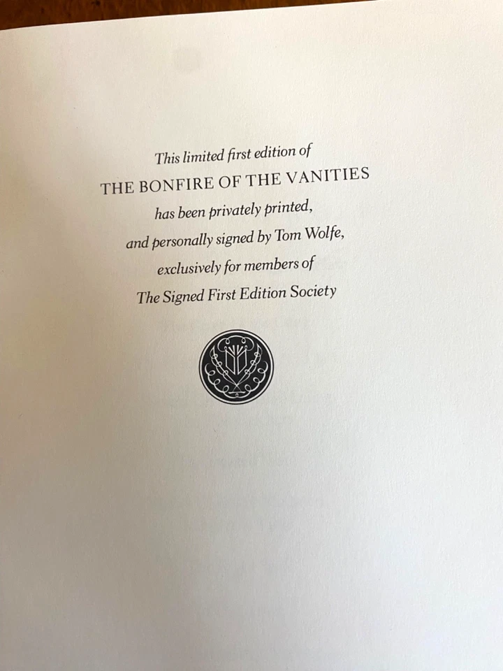 THE BONFIRES OF THE VANITIES BY TOM WOLFE - Image 4 of 4