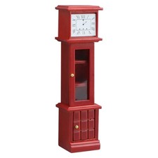 Miniature Standing Timepiece Decorative Dollhouse Furniture Detailed Finish