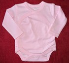 Baby Vest Bodysuit Pink Long Sleeve Designer Quality