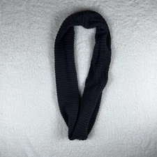 Wrapables Gray Cotton Blend Infinity Womens Chunky Knit Scarf 31”x10” Cozy OS