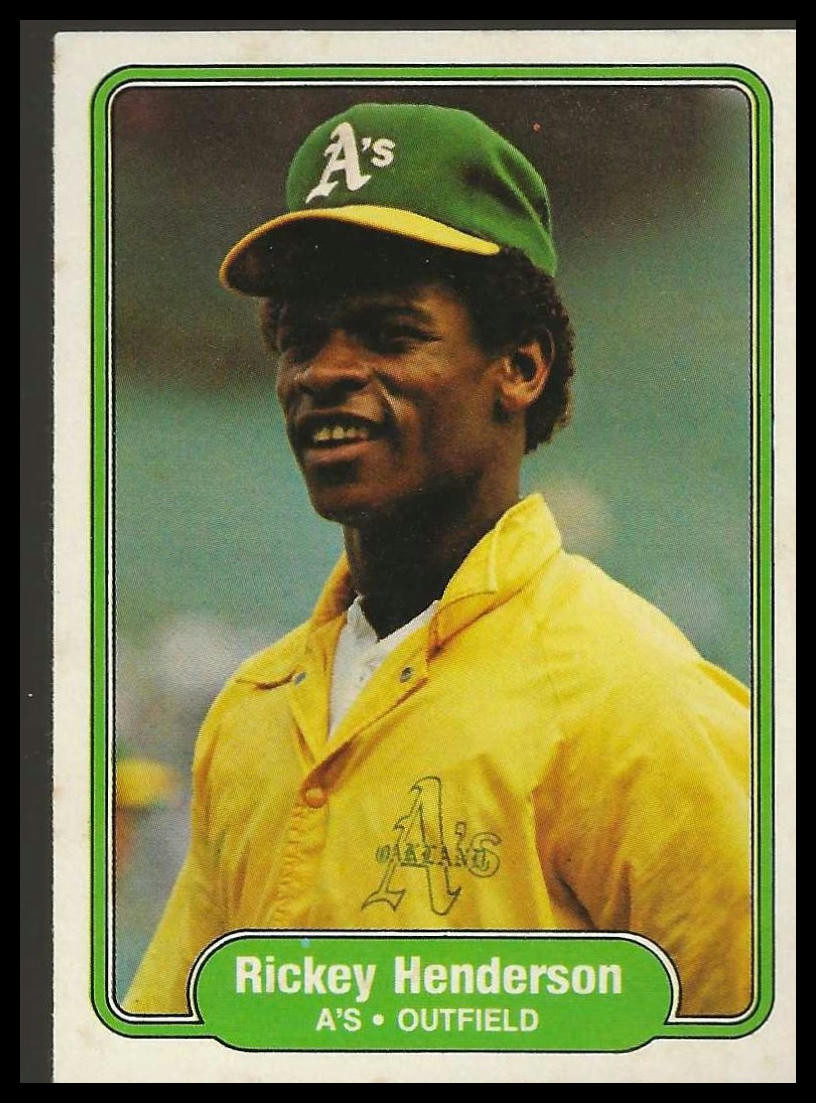 1982 Fleer #92 Rickey Henderson