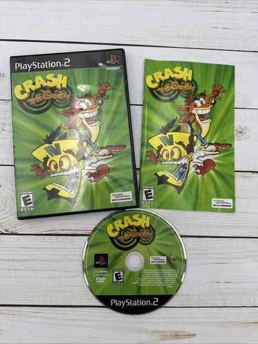 Crash Bandicoot TwinSanity (PlayStation 2 PS2) CIB With Manual