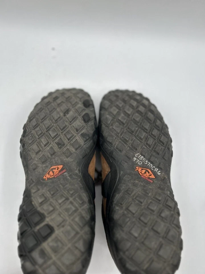 MX Wolverine Athletic Shoes Women's Sz 8E Brown Leather Lace Up Round Toe - Image 4 of 4