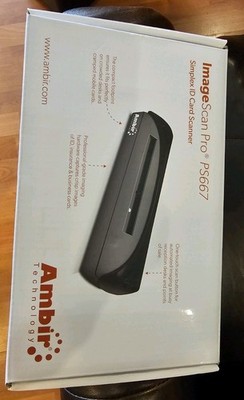 Ambir Technology - PS667-PRO - ImageScan Pro 667 Simplex ID Card Scanner