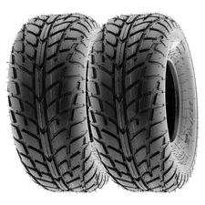 Pair of 2, 19x7-8 19x7x8 Quad ATV All Terrain AT 6 Ply Tires A021 by SunF