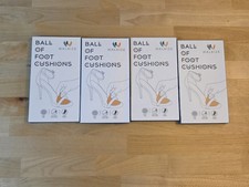 FOUR PACK Womens Metatarsal Pad Nude Tan Ball of Foot Cushion Pads