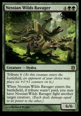 MTG Born of the Gods #129 Nessian Wilds Ravager - Lightly played