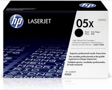 2 Sealed HP 05X Black High-Yield Toner Cartridge Laserjet P2055 Series CE505X