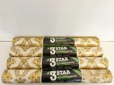 Brand New Vintage Peelable Wallpaper Vinyl Coated Washable Pasted 71.7sq ft x 4