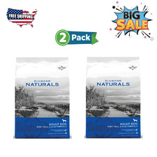2 Packs Diamond Naturals Adult Dog Beef Meal Rice Dry Dog Food,80lb total