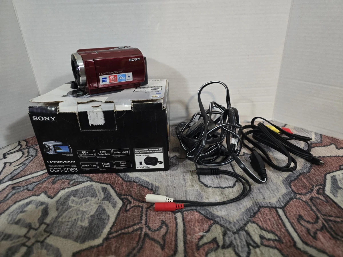 Preços baixos em Sony Handycam Vermelho de unidade de disco rígido