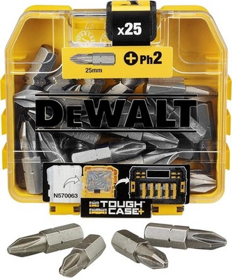 DeWalt DT7909QZ PH2 25mm Kreuzschlitz Schraubendreher Bits (25er Pack)
