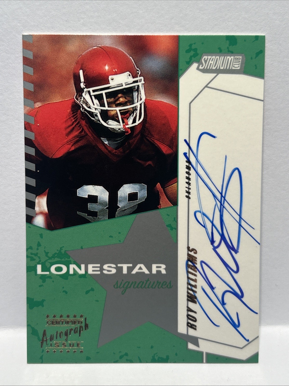 Roy Williams Stadium Club Lone Star Signatures #LSRW Lone Star Signatures