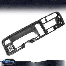 Dash Bezel Radio Trim Panel Surround Dashboard Black Fit For 1994-1997 Dodge Ram