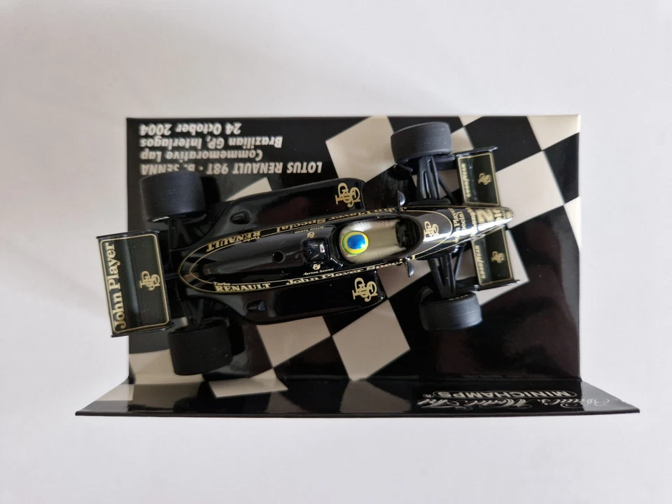 Minichamps 1/43 JPS Lotus Renault 98T B. Senna - Gp Brasile 2004 - 400045412 - Immagine 3 di 4