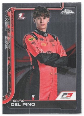 Bruno del Pino 2025 Topps Chrome Formula 1 50 NM