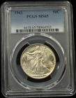 PCGS MS65 1943 US Walking Liberty Half Dollar Silver Coin 50C-503