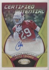2018 Certified Potential Signatures Mirror Gold 15/25 Chase Edmonds Auto 4l3