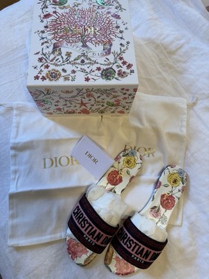 Nib Christian Dior Dway Slides Size 41 10.5