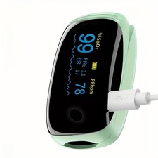 Fingertip Oximeter Medical-Grade SpO2  Pulse Rate Monitor OLED Display US