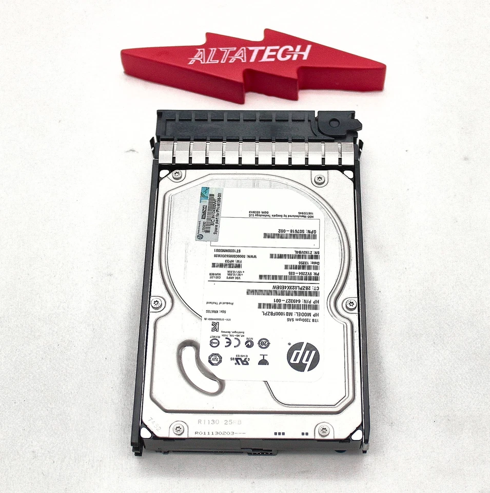 HP 461288-001 750GB 3G SAS 3.5 7.2K DP HDD - Image 2 of 4