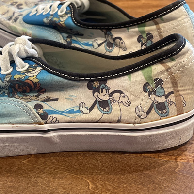 Vans Disney Aloha Mickey Minnie M 8.5 W 10 Hawaii Hula  display picture 3