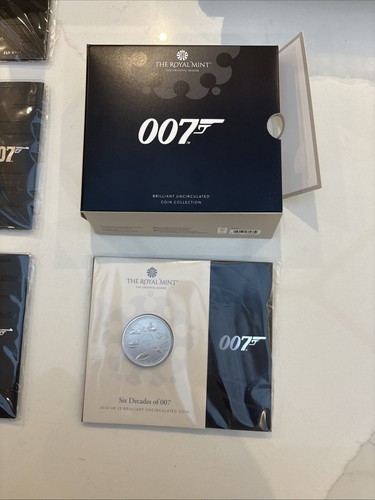 Royal Mint 2024/2023 Brilliant Uncirculated £5 Coin Set X 7 of 007 Six Decades - Picture 8 of 8