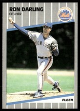 1989 Fleer Ron Darling New York Mets #32