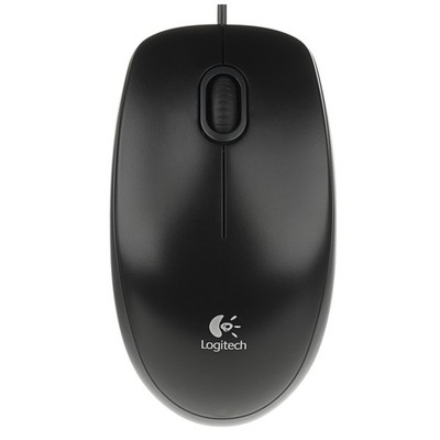B100 Logitech Maus Schwarz OEM