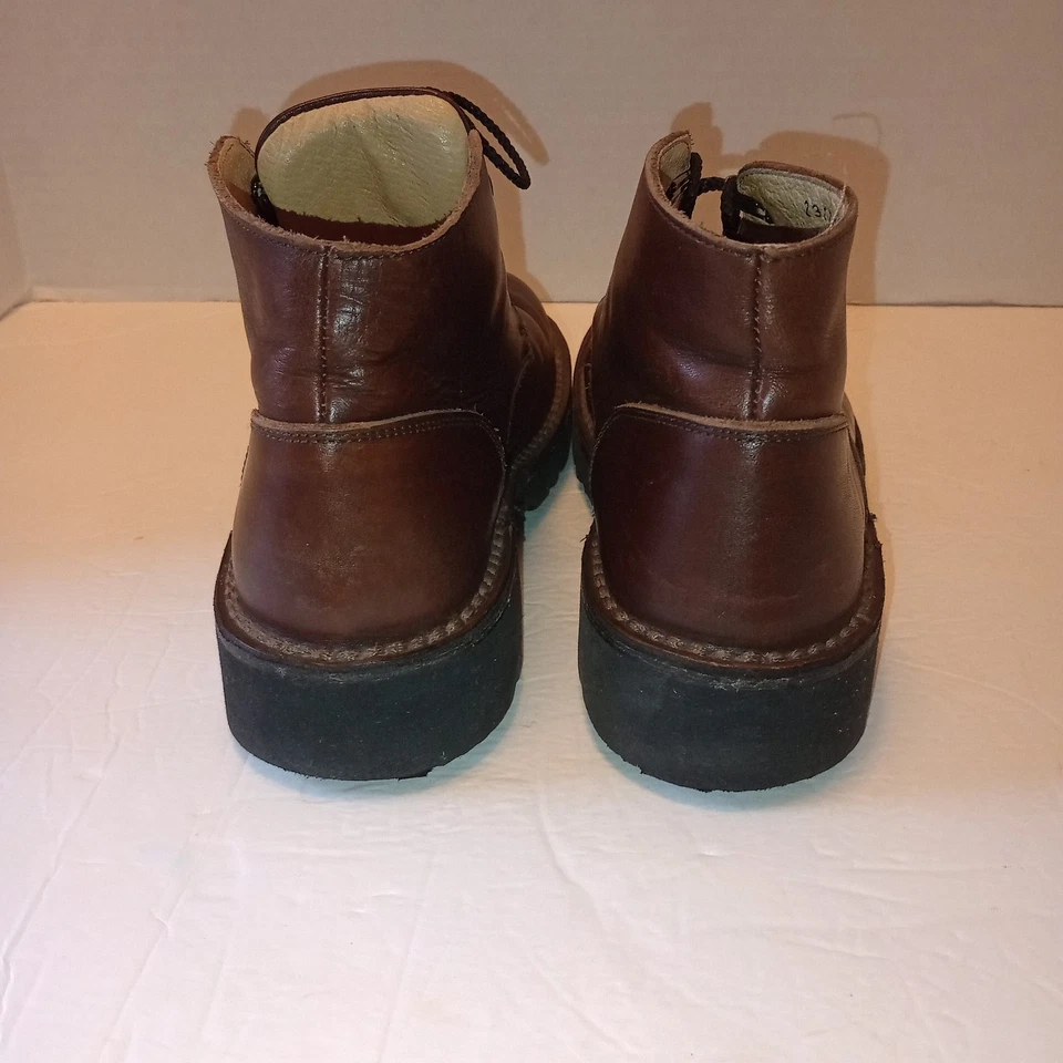 J. Botas al Tobillo Crew Oxford Para Hombre 8 Cuero Marrón Oscuro Hechas en Italia 47700 Foto 4 de 4