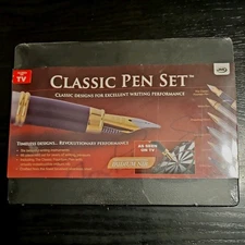 JML Classic Pen Set As Seen On TV 6 Pens 66 Piece Refill Storage Case NEW Sealed