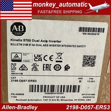 New Allen Bradley 2198-D057-ERS3 Kinetix 5700 Dual Axis Inverter 2198-D057-ERS3