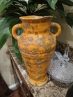 Estate Sale..... Fabulous Large  MCM Haeger "Orange Peel" Pottery Vase 15 1/2"
