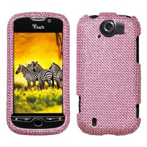 Pink-Crystal-BLING-Hard-Case-Phone-Cover-for-T-Mobile-HTC-myTouch-4G-Slide