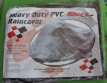 RCOM - Motorrad Regenschutz PVC bis 500ccm Bike MEDIUM NEU