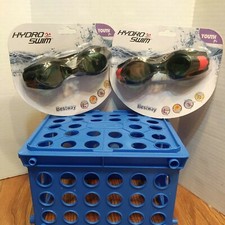   Bestway Hydro swimming goggles Smoked Lenses age 7 UV protection latex free