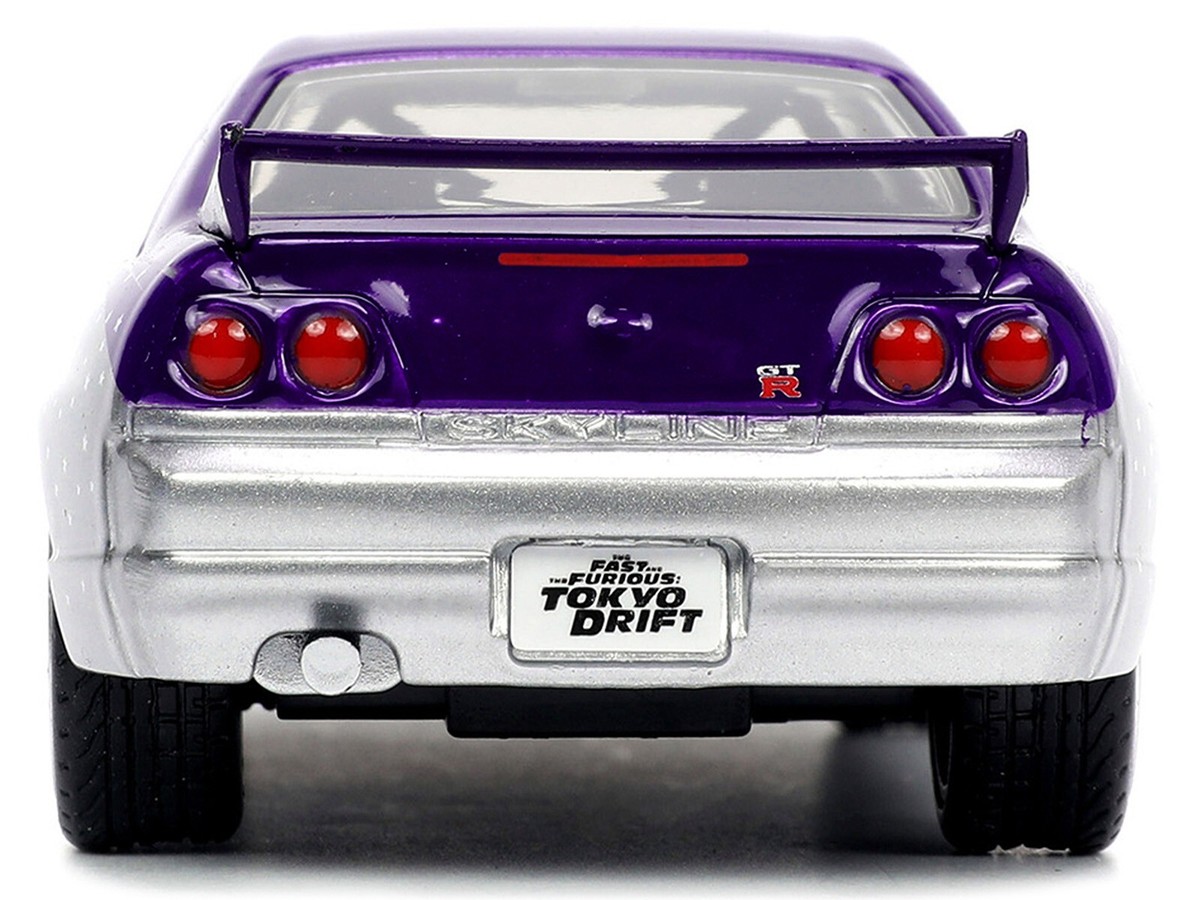 1995 NISSAN SKYLINE GT-R BCNR33 PURPLE & SILVER 