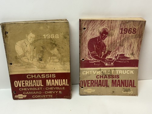 1968 Chevrolet Chassis Service and Overhaul Manual Lot ST-131 & ST-134 - Imagen 1 de 11