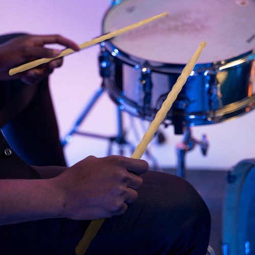 Drum Beat Sticks Wireless Air Drumsticks Seamless Felt Mallet Head - Picture 7 of 12