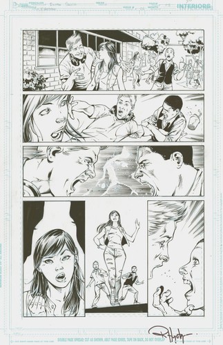 Gerry Conway Firestorm Legends of Tomorrow #2 Pg. 8 Original Kunst Eduardo Pansica - Bild 2 von 4