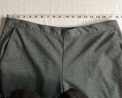 Pantalones Alfred Dunner Talla 16 Gris Elástico Trasero Plano Frontal Bolsillos Usados - Imagen 3 de 9