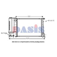 KüHler WasserküHler MotorküHler FüR BMW 5Er E34 520I 24V 525I 525 Ix 525Ix 518I